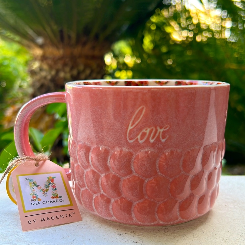 Magenta LOVE Mug